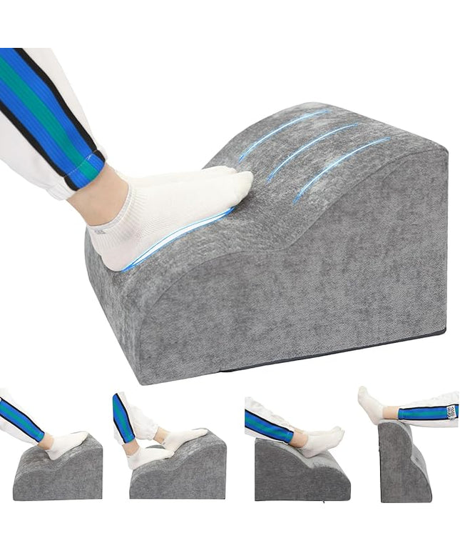 Foot Rest for Under Desk at Work.Multifunctional 3-Tier Foot Stool,with Washable Footrest.for Under Desk,Office Chair Gaming Chair & Sofa,Leg Elevation Pillow,Supports Posture -Dark Grey