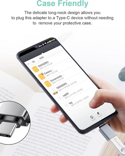 USB C to USB Adapter 6 Pack,Type C to USB Adapter,USBC Male USBA Female OTG Adaptor,USBC Adapters for iPhone 17 16 15,MacBook Pro Air,iPad Pro,Galaxy S25 S24 S23 S22