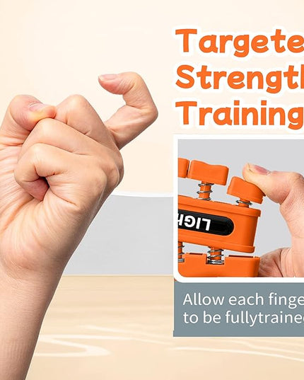 DICYWUDI Grip Strength Trainer, Finger Strength Trainer for Grip Strength Training for Fingers, Wrists, and Hands for Home, Office, Gym, Climbing, Athletes, Musicians, and Therapy