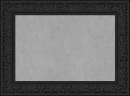 Amanti Art Black Framed Magnetic Board 23x31 Medium Vision Board for use with Magnets, 100% Metal Sheet to Display Items as Office Decor or for Home Organization in mudroom, Kitchen or Kids Room