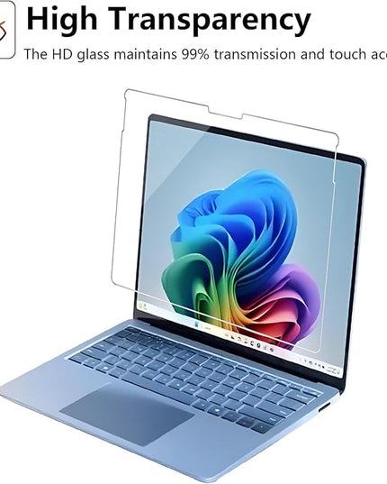 Megoo Screen Protector for Microsoft Surface Pro 11/10 (2024) - Also Fits Surface Pro 9, Pro 8, and Pro X (13 inch) - Tempered Glass/High Sensitivity/Support Surface Pen/Smooth Touch, 2 Pack
