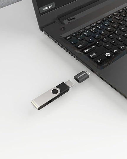 USB C to USB Adapter 4-Pack, USB 3.2, 10Gbps, Type C Male to A Female, Compatible with Apple MacBook, Microsoft Surface, Dell (USB-A to USB-C)
