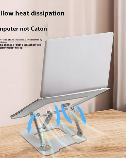 Ywmsfl Foldable Computer Stand Adjustable Tablets Holder Bracket Ergonomic for Laptops Tablets Phones Lightweighted Office Desk with