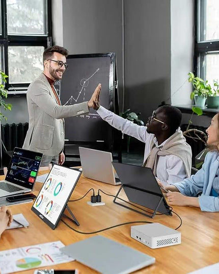 InnoView 16" 240Hz Portable Monitor 2K 2560x1600 100% sRGB Portable Gaming Monitor Supports 120Hz/144Hz/165Hz/180Hz Refresh Rate Monitors Type-C HDMI Laptop Screen Extender for Surface PS5 Switch Xbox