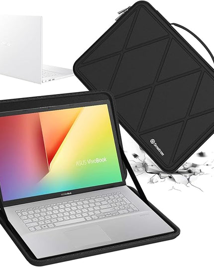 Smatree Hard EVA Protective Sleeve Case Compatible for 17.3inch ASUS Vivobook 17X (K3704), for 17.3 inch ASUS Vivobook 17 (F1704)Laptop, for SideTrak Solo 17.3 inch Portable Monitor Sleeve Bag (X8314)