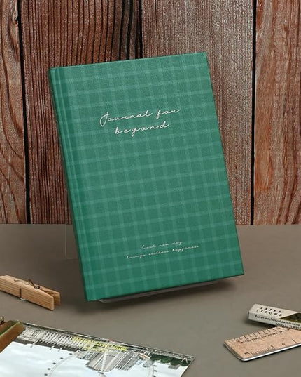 Monolike Journal For Beyond Hardcover Lined Notebook, Green - Hardcover, Academic, Journal, Diary, 112pages