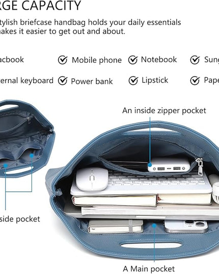 Official Document Computer Bag Stylishly Sleek with Multiple Compartments and Easy to Carry Design