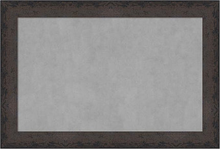 Amanti Art Black Framed Magnetic Board 25x37 Large Vision Board for use with Magnets, 100% Metal Sheet to Display Items as Office Decor or for Home Organization in mudroom, Kitchen or Kids Room