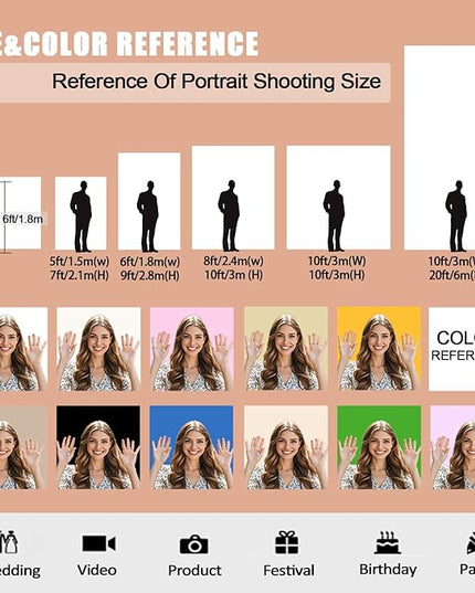 Tan Photo Backdrop for Photoshoot Tan Background for Photography Photo Backdrop Curtain for Party 8x10 FT