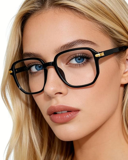 JCBCKJ Blue Light Blocking Glasses 3 Pack TR90 Computer Glasses for Men Women Anti Eye Strain Classic Colors Pure Black Transparent Grey Matte Black