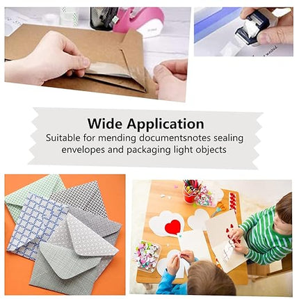 WUKAKA 12 Pack Transparent Tape Clear Tape Refills Rolls Each Roll 3/4 x 1000 Inches, 1 inch Core, for Office, Home, School