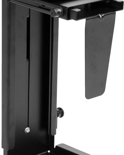 Ilyapa Under Desk Computer Mount with 360 Degree Swivel - CPU Holder for PC Desktop Tower
