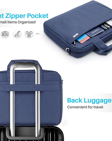 Laptop Shoulder Bag 15.6 16 17.3 Inch for Men Women,Waterproof Computer Carrying Case Messenger Bag Briefcase Work