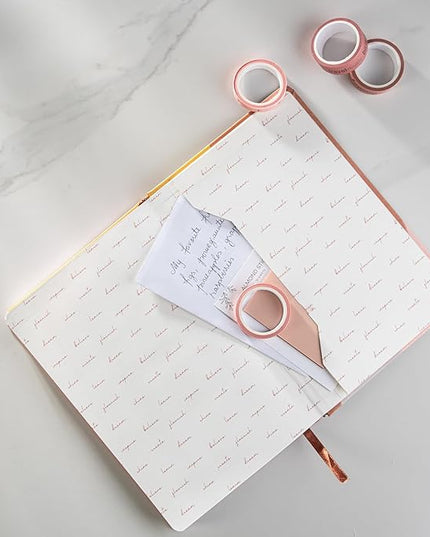 DIVERSEBEE Hardcover Dotted Journal Notebook, Medium A5 (5.8 x 8.3 inches), 192 Pages, Thick Paper, Aesthetic Journals for Writing, Office School Bible Journaling Supplies, Bible Accessories