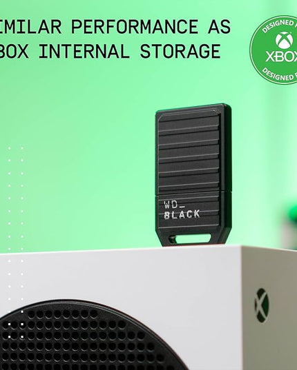WD_Black 2TB C50 Storage Expansion Card, Officially Licensed for Xbox – Quick Resume, Plug & Play, NVMe SSD Expansion for Xbox Series X|S Gaming Consoles - WDBMPH0020BNC-WCSN