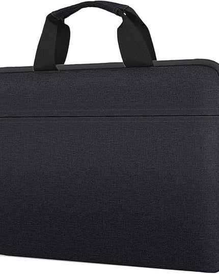 Laptop Case Shoulder Bag for 14 Inch MacBook Pro, 15 Inch Macbook A1707/A1990/A2941/A3114, 14-15 Inch Laptop Computer, Protective Polyester Computer Portable Bag Briefcase with Handle, Black