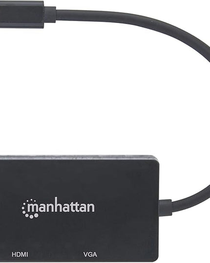 Manhattan USB-C 3-in-1 Multiport A/V Converter