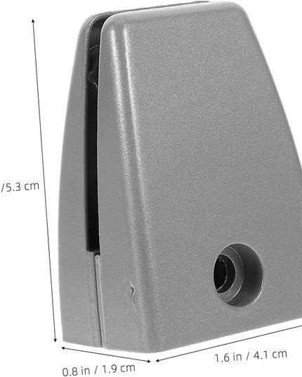 Angoily 2pcs Versatile Desk Bezel Clip Desk Soundproof Baffle Desktop Partition Sneeze Guard Clip Privacy Panel Bracket Fixed Screen