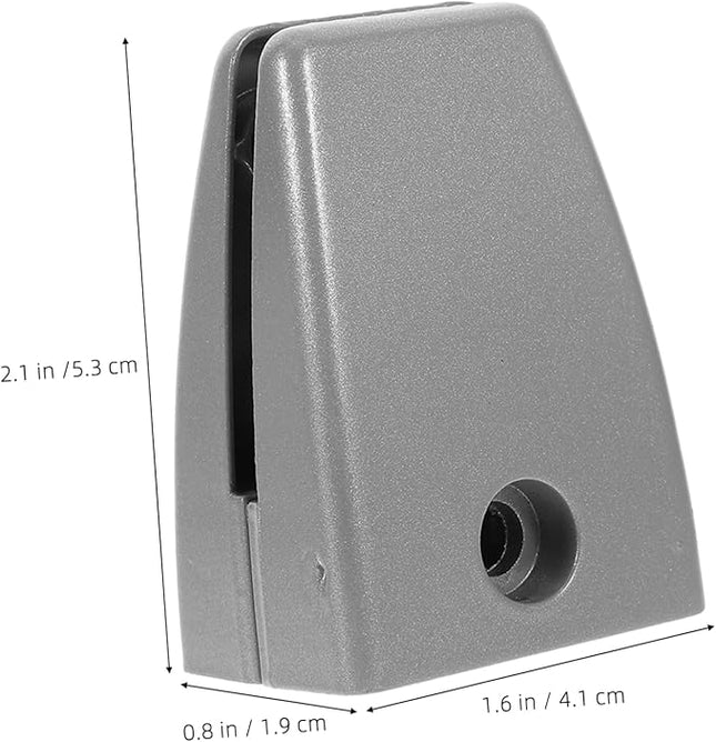 Angoily 2pcs Versatile Desk Bezel Clip Desk Soundproof Baffle Desktop Partition Sneeze Guard Clip Privacy Panel Bracket Fixed Screen