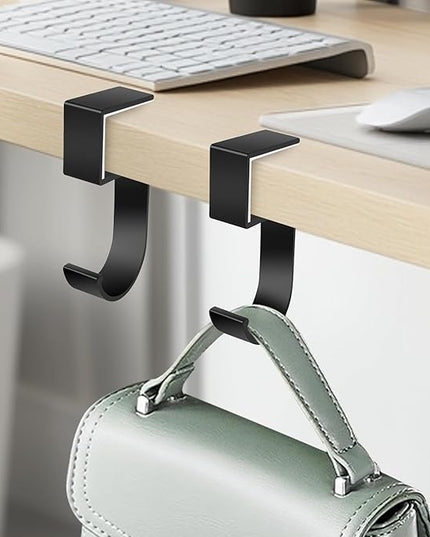 2PCS Purse Hook for Table - Heavy Duty Purse Hanger for Table High-Strength Alloy Materials Purse Holder for Desk Can Hook Bags, Umbrellas, Keys, Cups and Headphone