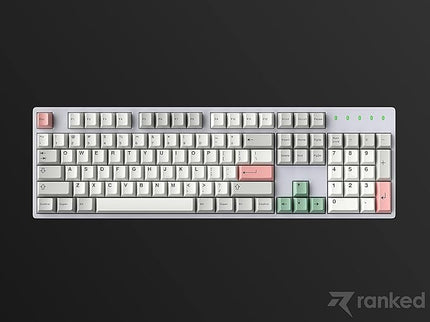 Ranked Dye Sublimation Premium Keycap Set | 1.45 mm Thick PBT | Cherry Profile for Custom Mechanical Keyboard (9009, 169 Keys)