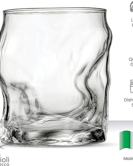 Bormioli Rocco Sorgente Water Glasses, Set of 4