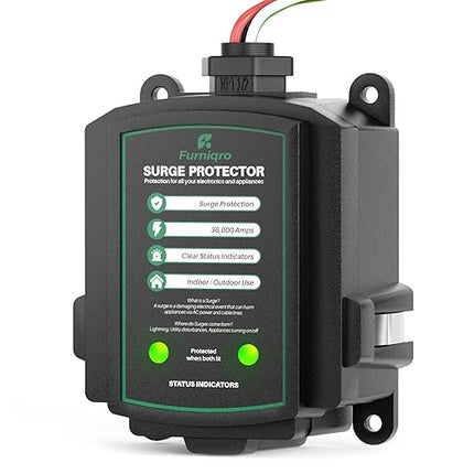FHSPD36S Whole House Surge Protector for 36,000 Amps, Ultimate Surge Protection, Whole Home Surge Protector, Indoor/Outdoor Use, 120/240V