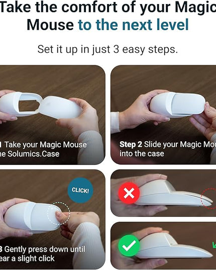 Magic Mouse Case for Better Hand Position | Better Magic Mouse Grip for More Control | Ergonomic Support | iMac Accessory | Works with Any Version