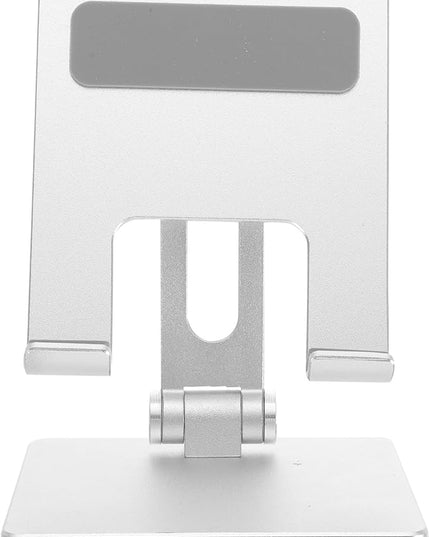 MERRYHAPY Foldable Aluminum Alloy Tablet Stand Desktop Holder Adjustable Multi-Angle Solid Tablet Desk Mount Compatible with Ipad and for Home and Office Use
