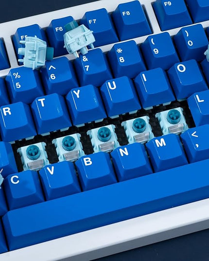 WS BigLucky Keyboard Switches Tactile: 5 Pins 45gf Mechanical Keyboard Tactile Switches with LED Diffuser Factory Pre Lubed Key Switch for MX Mechanical Key Board 35Pcs (Blue)