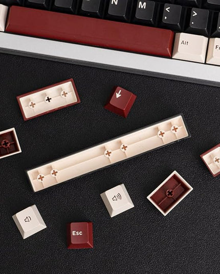 Sumgsn Keycaps 163 Keys Cherry Profile Doubleshot Rome Keycap Set Fit for Alice Keyboard 61/64/87/104/108 Cherry Mx Switches Mechanical Keyboard