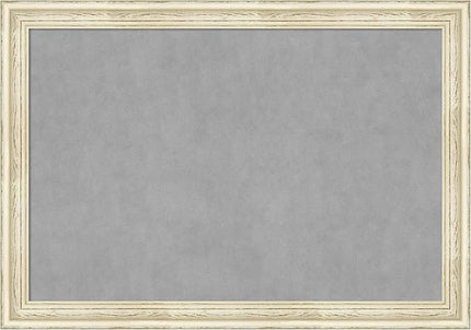 Amanti Art White Framed Magnetic Board 28x40 Large Vision Board for use with Magnets, 100% Metal Sheet to Display Items as Office Decor or for Home Organization in mudroom, Kitchen or Kids Room