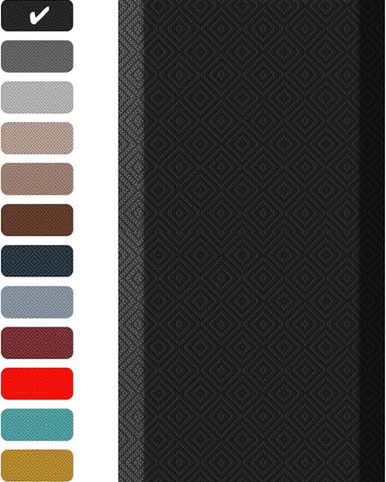 Ophanie Kitchen Mats for Floor, 3/4 inch Thick, 20x39 Anti Fatigue Cushioned Mat, Kitchen Rugs, Waterproof, Comfort Ergonomic Standing Mat for Office, Home, Sink, Black Non-Slip Ridged Bottom