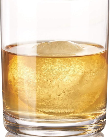 True Rocks Glass, Whiskey Tumblers, Old Fashioned Bourbon Scotch Brandy Rum Drinking Glasses, Whiskey Glasses Perfect for Wedding, Anniversary, Housewarming, Cocktail Party, Home Bars, 12 oz, Set of 4
