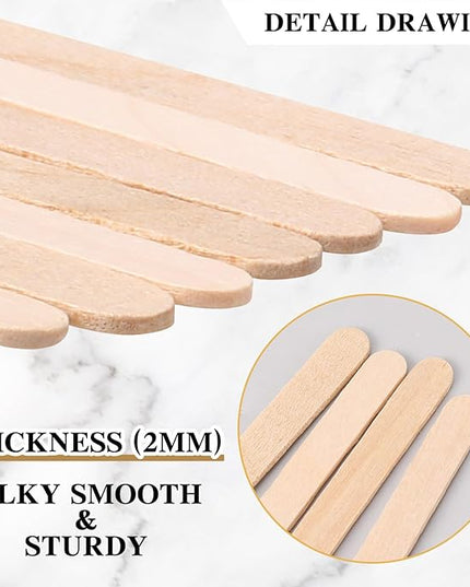 3000 Pcs Individually Wrapped Wooden Coffee Stirrers, Disposable Coffee Stir Sticks Round End Sticks Bulk Wood Stirrers for Cocktail Hot Drinks Restaurant Bar Home Office (7.5 Inch)