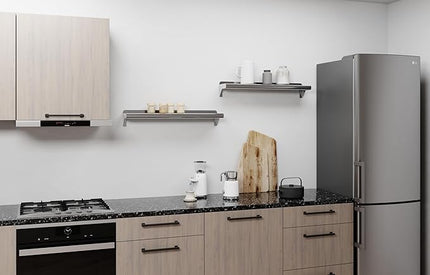 AmGood 6" X 30" Stainless Steel Wall Shelf | Metal Shelving | Garage, Laundry, Storage, Utility Room | Restaurant, Commercial Kitchen | NSF