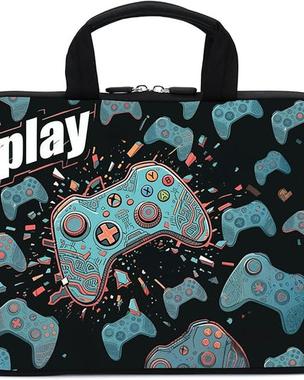 AMARY laptop sleeves 11.6" 12" Laptop Handle Bag Neoprene Notebook Carrying Pouch Chromebook Sleeves case (Games-1)