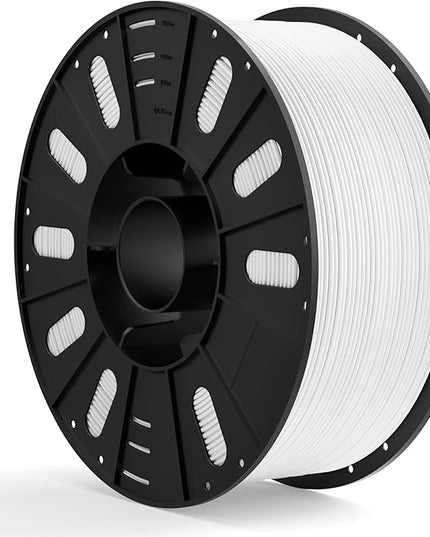 ELEGOO PLA Filament 1.75mm White 3KG, 3D Printer Filament Dimensional Accuracy +/- 0.02mm, 3kg Large Spool(6.6lbs) Fits for Most FDM 3D Printers