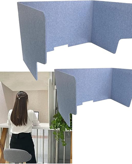 Portable Acoustic Desk Dividers2 Pack Foldable Privacy Screens Perfect for Schools Classrooms OfficesCustomizable Soundproofing Partition Panels