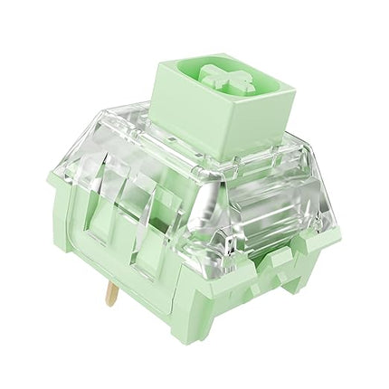 Kailh Box Jade Pro+ Switches for mx Mechanical Keyboard,3-Pin 55gf/Thick Clicky/Firm Response/RGB/Crisp Sound Switches(108pcs)