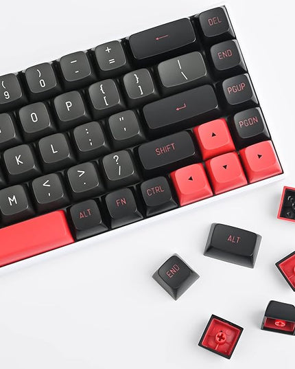Guffercty kred 160 Keys CSA Keycap PBT Double-Shot Ball Shape Custom Keycaps Set with 6.25u/7u Spacebar for Cherry MX Gateron Kailh Switches (Evil Dolch)