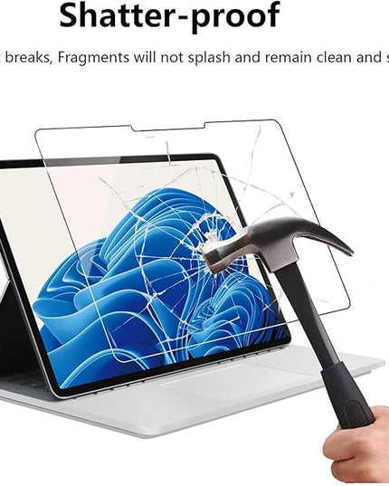 Megoo Surface Pro 8/Pro X 13" HD Tempered Glass Screen Protector, Ultra-Thin & Ultra-Clear, Superior Protection, Silky Smooth & Extremely Sensitive, 2 Pack
