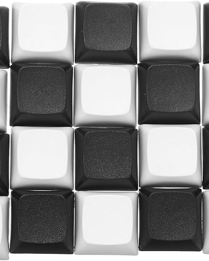 PATIKIL PBT Keycap Set, 20Pcs Colorful Mechanical Numeric Keypads Portable Blank Keycaps for Daily Office Work Gaming Entertainment Creative Design, Black White