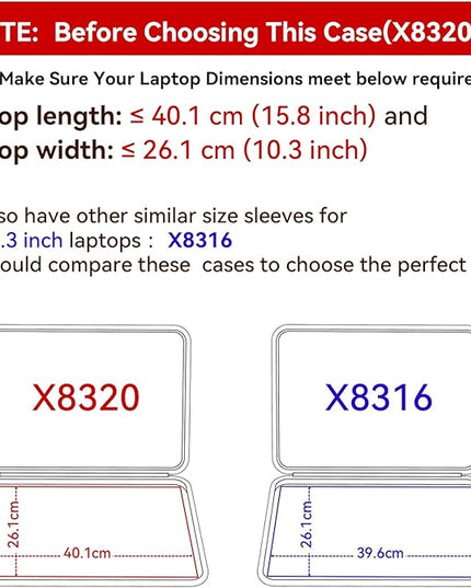 Smatree Hard EVA Protective Sleeve Case Compatible for 17.3 inch Envy Laptop 17t/17, OMEN 17, HP 470 G9/G10 Notebook PC, HP Laptop 17/17t/17z, Anti-Shock and Waterproof Notebook Bag (X8320)