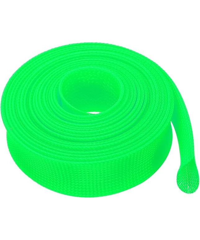 uxcell Expandable Sleeving, 2-inch 25ft Cable Sleeve, Green