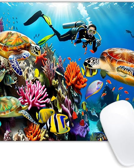 Marine Turtle Mouse pad Customized Mousepad Non-Slip Rubber Base Mouse Pads for Computers Laptop Office Desk Accessories Mouse pad