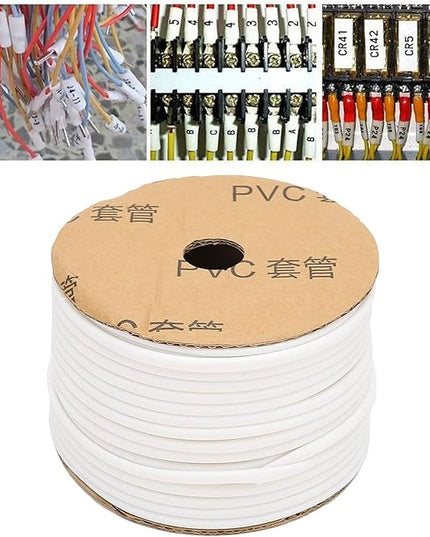PVC Casing Wire Core Marking Protection Sheath Tube Durable Flexible Wear for Supvan Tube Printers 2Pcs (ZMY-4.0)