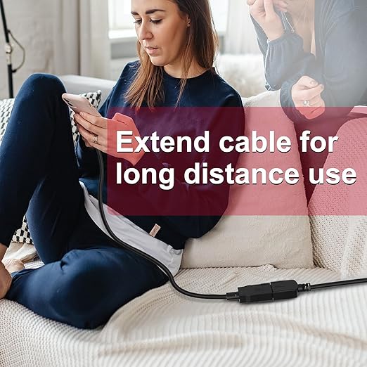 2 Pack 5ft USB 3.0 Extension Cable, USB Male to Female Extension Cord, 5Gbps Data Transfer Charging Extension USB Cable for Keyboard, Mouse, Xbox, Flash Drive, Printer, Game Console, and More