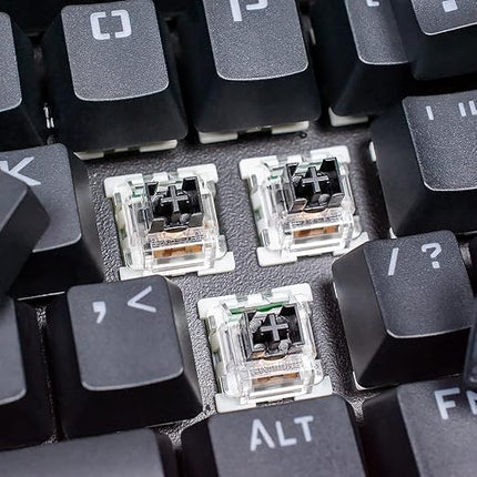 Outemu Black Switches,30-Pack, 3-Pin Linear Heavy 65gf Dustproof Key RGB Switches - Cherry MX Equivalent Replacement for Mechanical Keyboard