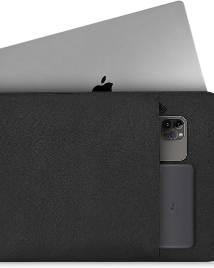 CaseBuy MacBook Pro 16 inch Sleeve Protective Case for 16-inch New MacBook Pro M4/M3/M2/M1 Pro/Max A3186 A3403 A2991 A2780 A2485 2025-2021, Water-Resistant Laptop Bag with Accessory Pocket -Black